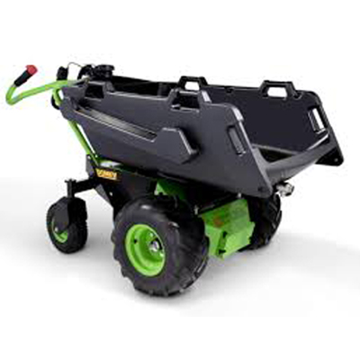 Com o seu carrinho de mão elétrico Donky, a ETESIA alivia o trabalho nos terrenos. Fim das cargas pesadas para deslocações penosas à força de braços. Esqueça os ruídos, os fumos poluentes, e o custo do combustível do carrinho de mão de combustão. Para além de ser um carrinho confortável, ecológico e silencioso, é também um verdadeiro porta-ferramentas, permitindo responder a um grande conjunto de trabalhos. Ecológico: 100% elétrico, zero emissão poluente, zero emissão de ruído. Desempenho: desloca até 280 kg ou 180 lt (400 lt com taipais MBER). Confortável: velocidade controlada por joystick, travão dinâmico, paragem automática. Robusto: motor 1700W, autonomia 1 a 2 dias de trabalho, consoante condições.